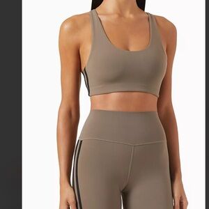 Splits59 Tan Sports Bra and Leggings Set